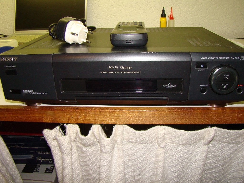 Sony videorecorder, Ophalen, Gebruikt, VHS-speler of -recorder