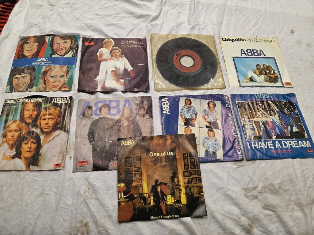 abba singels, Ophalen of Verzenden, Gebruikt, Pop, EP