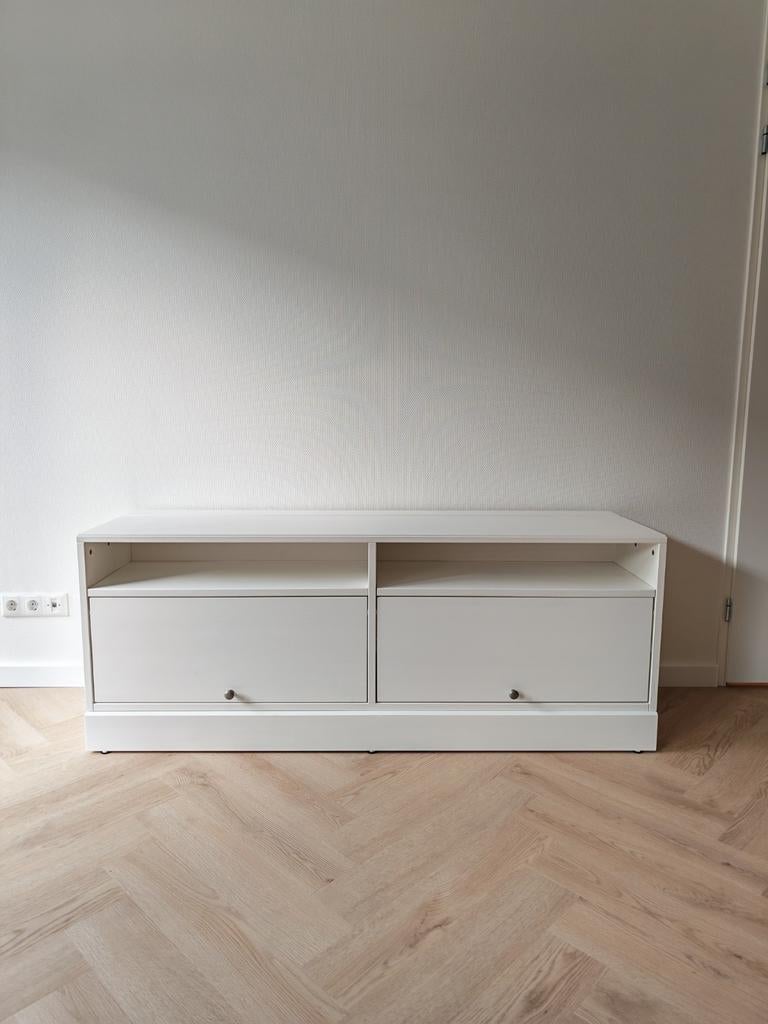 IKEA Havsta TV meubel dennenhout NIEUW, Ophalen, 150 tot 200 cm, Nieuw, Minder dan 100 cm