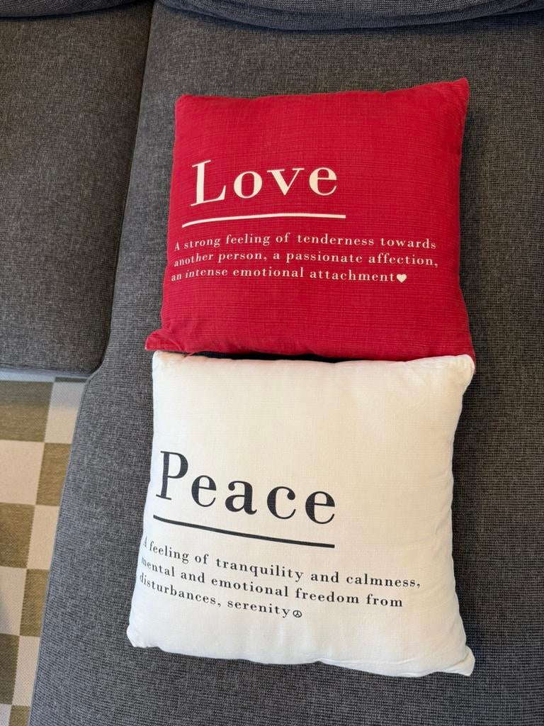H&M kussenhoes - 2 set 35x35, Ophalen of Verzenden, Zo goed als nieuw, Vierkant