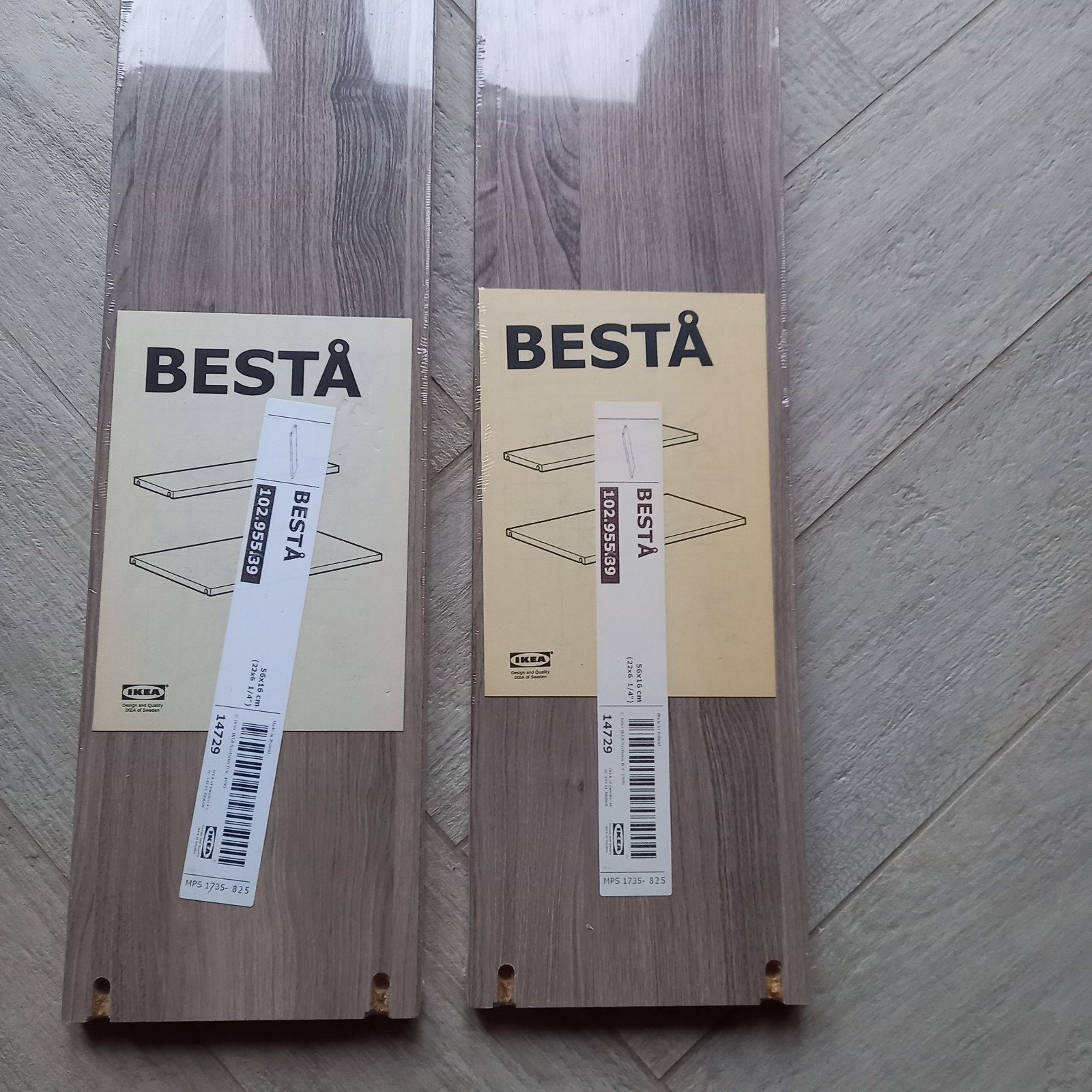 IKEA BESTÅ plank 56x16 cm - Nieuw in verpakking, Huis en Inrichting, Ophalen, Nieuw, Minder dan 150 cm, Minder dan 25 cm