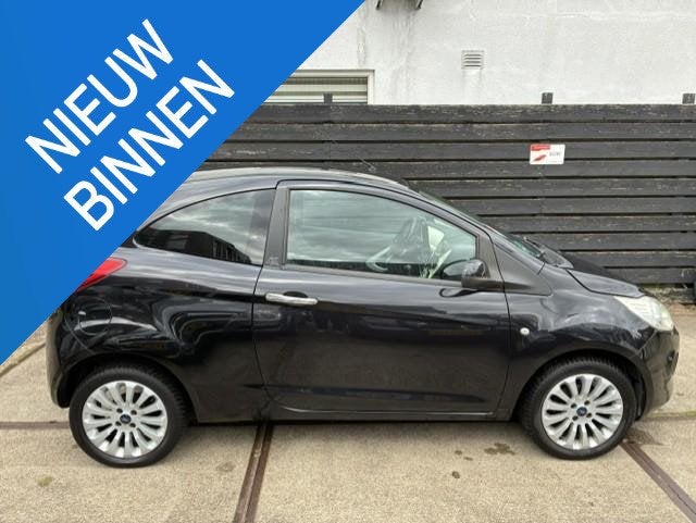 Ford Ka 1.2 Titanium AIRCO/NIEUWE APK!/NETTE AUTO!, Auto's, Voorwielaandrijving, Stof, Gebruikt, 1242 cc