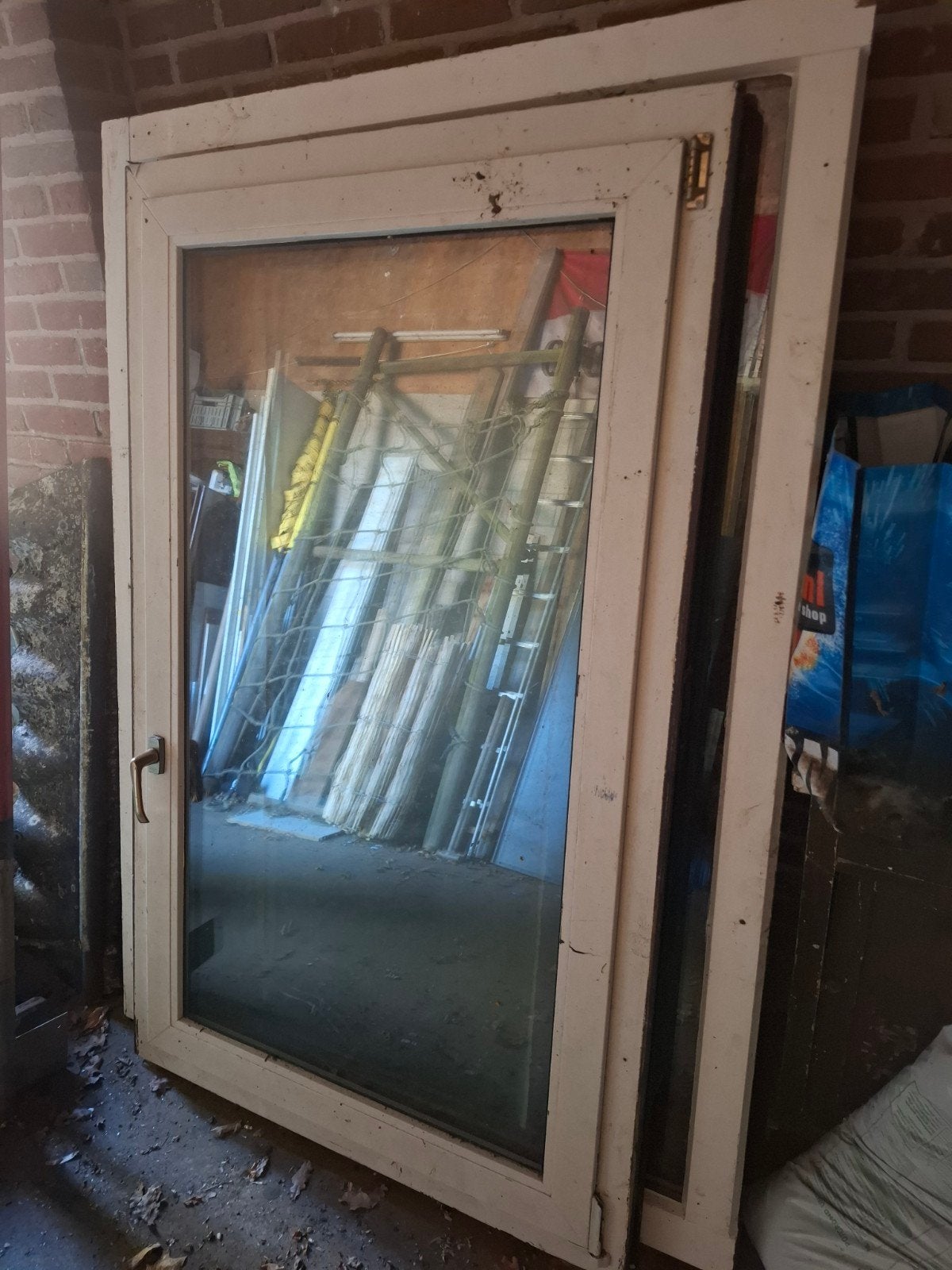 2 ramen dubbel glas, Kunststof, Gebruikt, Raamkozijn, 75 tot 150 cm