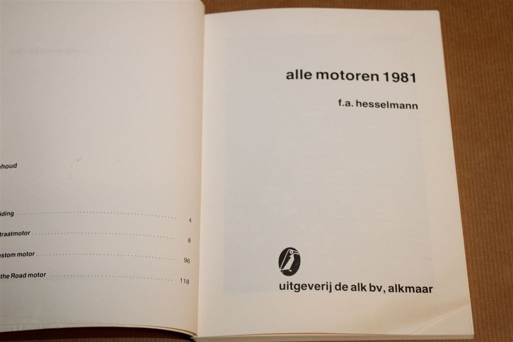 Alle Motoren 1981 — Compleet Overzicht & Specificaties, Ophalen of Verzenden, Gelezen