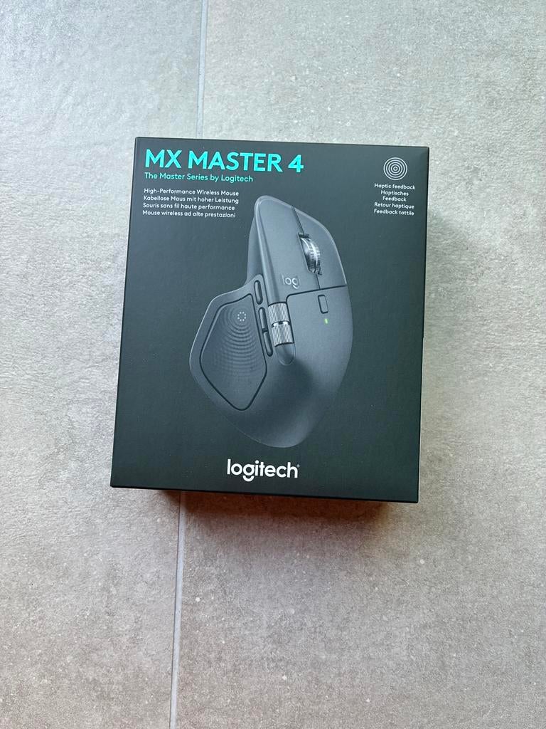 Logitech MX master 4, Computers en Software, Muizen, Ophalen of Verzenden, Nieuw