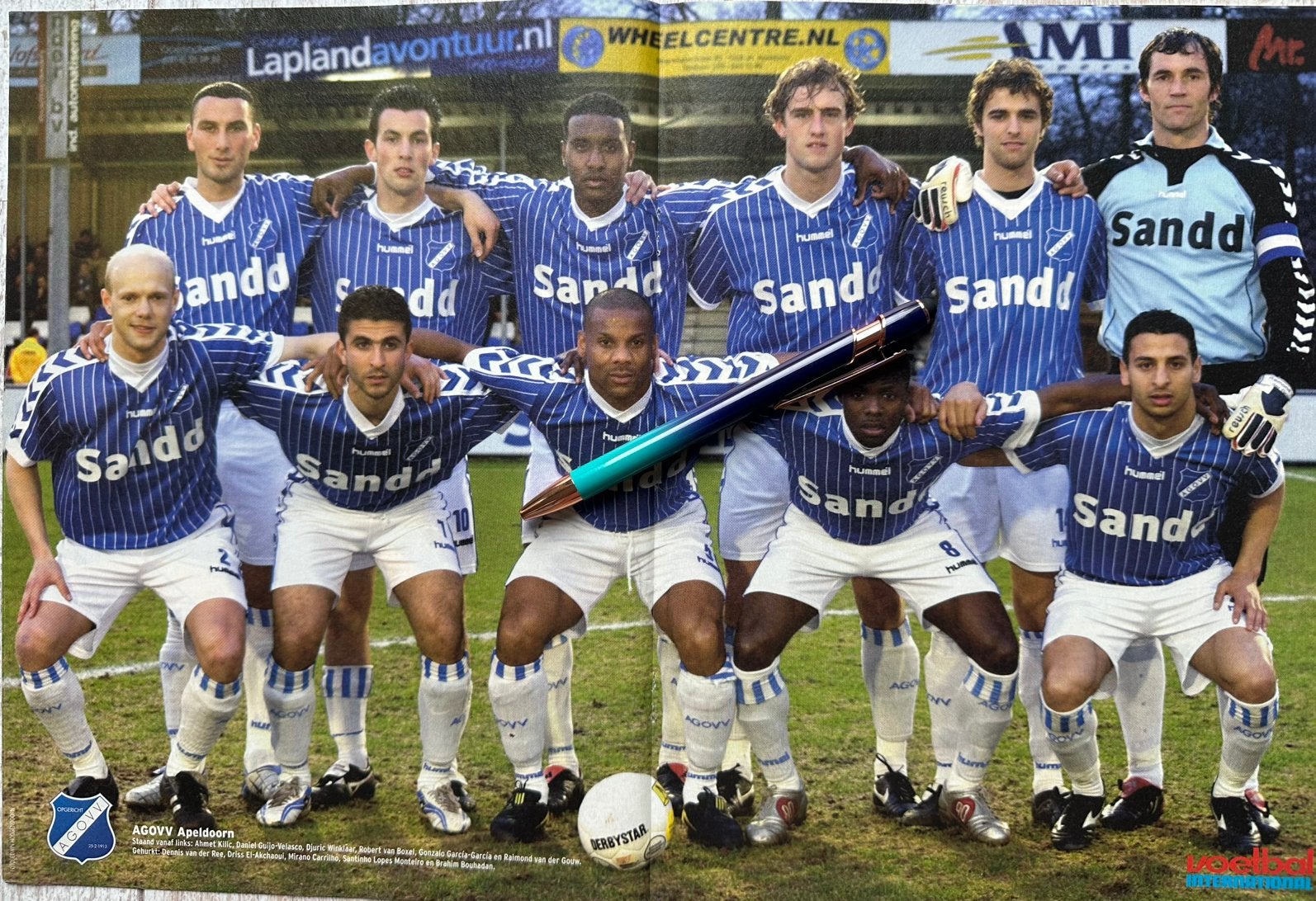Poster AGOVV Apeldoorn uit 2006, Verzamelen, Ophalen of Verzenden, Zo goed als nieuw, A1 t/m A3