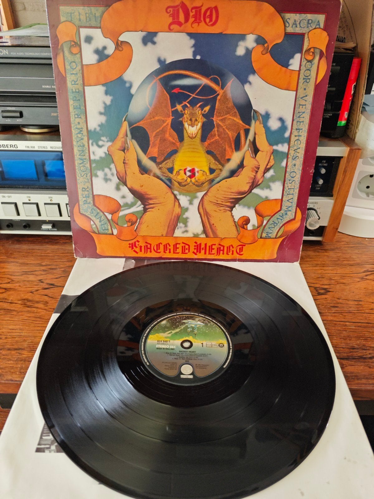 Dio - Sacred Heart LP (1985) - Classic Hard Rock Vinyl, LP, Gebruikt, Ophalen of Verzenden, Inclusief binnenhoes