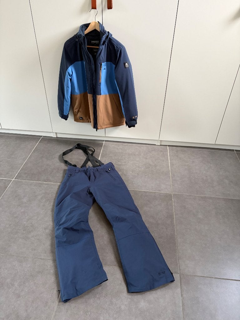 Skipak protest maat 164 blauw, Kinderen en Baby's, Ophalen of Verzenden, Zo goed als nieuw, Jongen, Overige typen