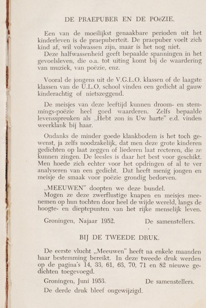Kinderpoëzie voor School en Huis IV (1953) Boek, Verzenden