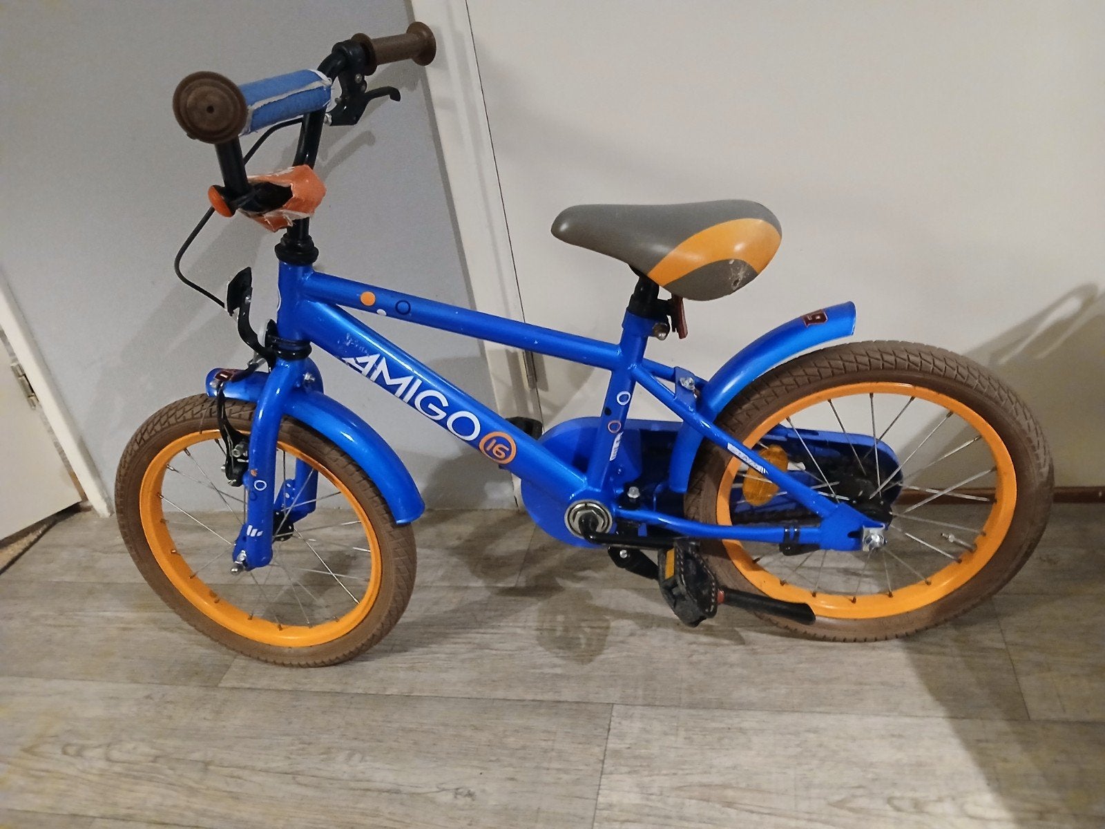 16 inch AMIGO SPORT.kinderfiets, Ophalen of Verzenden, Gebruikt, Staal, 16 tot 20 inch