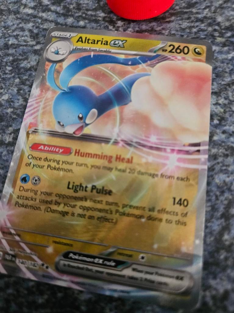 Altaria EX Pokémon Kaart - Humming Heal Light Pulse, Ophalen of Verzenden, Gebruikt, Losse kaart
