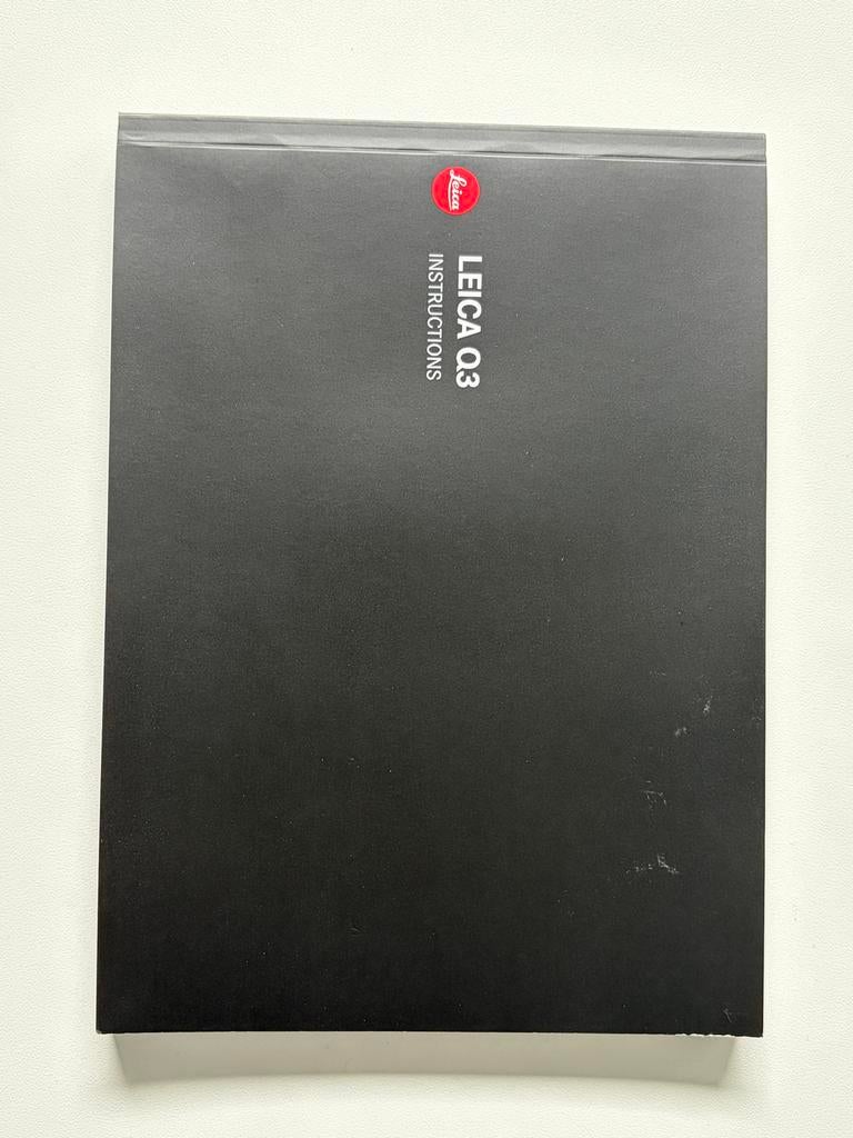 Leica Q3 Instructions - Nieuw, Ophalen of Verzenden, Nieuw, Lamp of Flitsset