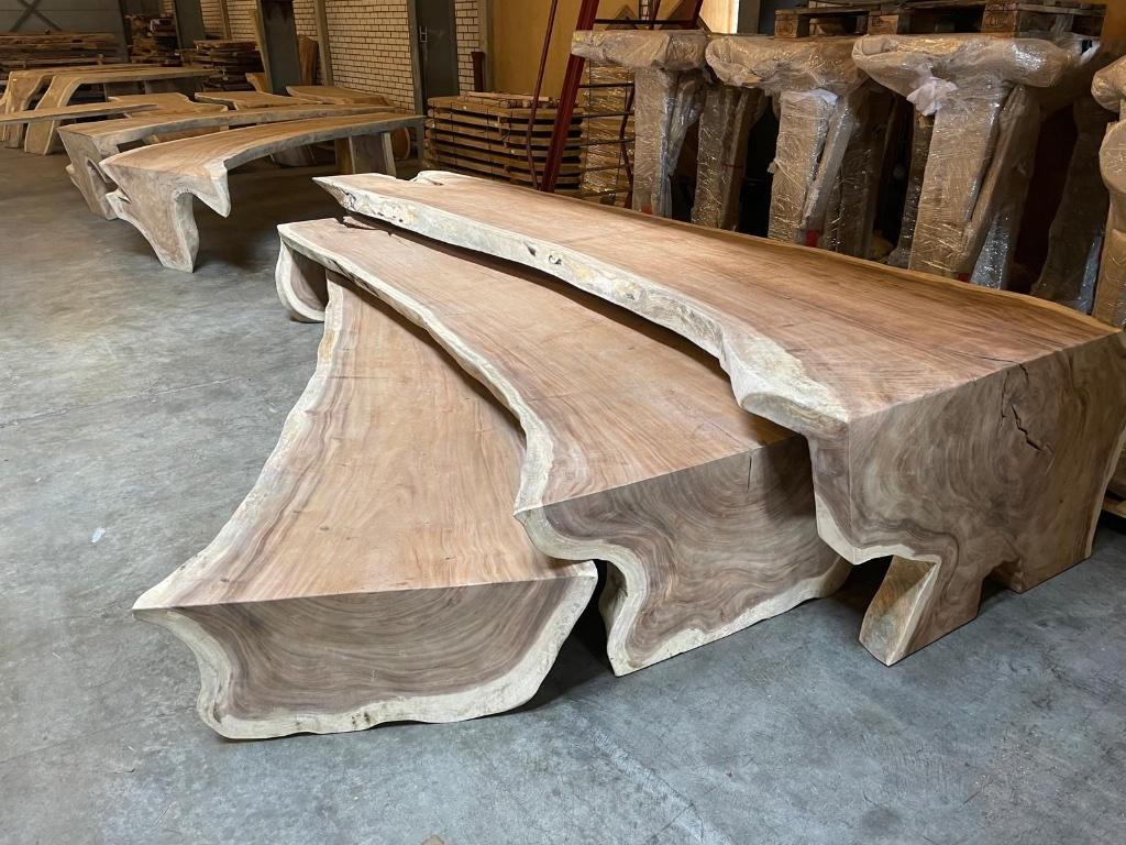 eyecatchers organisch watervaltafel boogtafel eetkamertafel