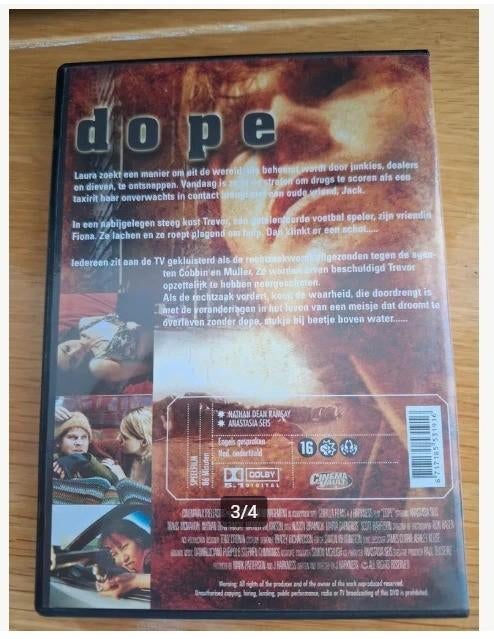 Thriller Dvd dope h3, Vanaf 16 jaar, Ophalen of Verzenden, Zo goed als nieuw, Overige genres