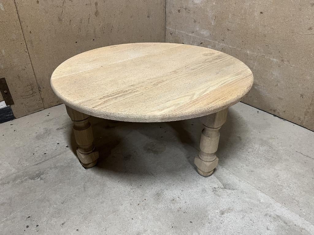 Eiken salontafel, Ophalen, Zo goed als nieuw, 100 tot 150 cm, 100 tot 150 cm