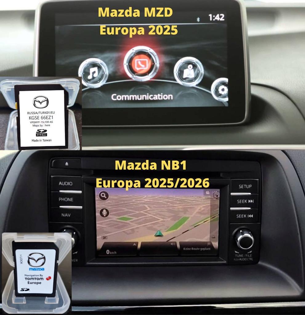 Mazda NB1 en MZD CONNECT navigatie sd kaart 2025