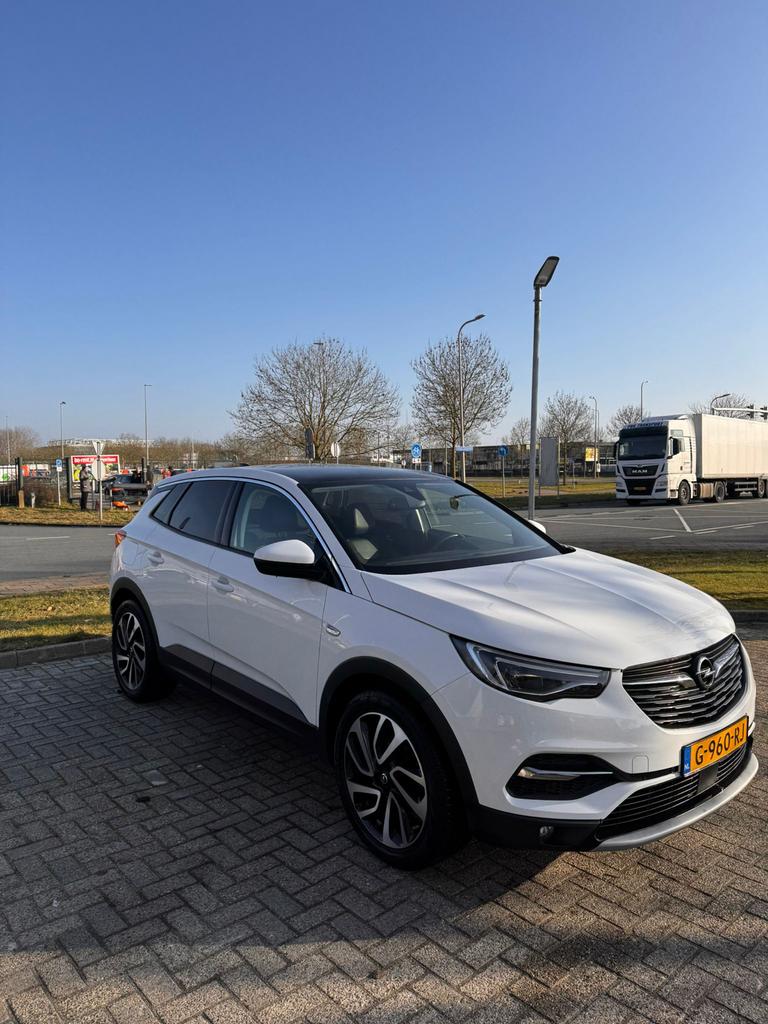 Opel Grandland X 1.2 Turbo 130pk S&S Aut 2019 Wit, Auto's, Opel, 1199 cc, Wit, Origineel Nederlands, 3 cilinders