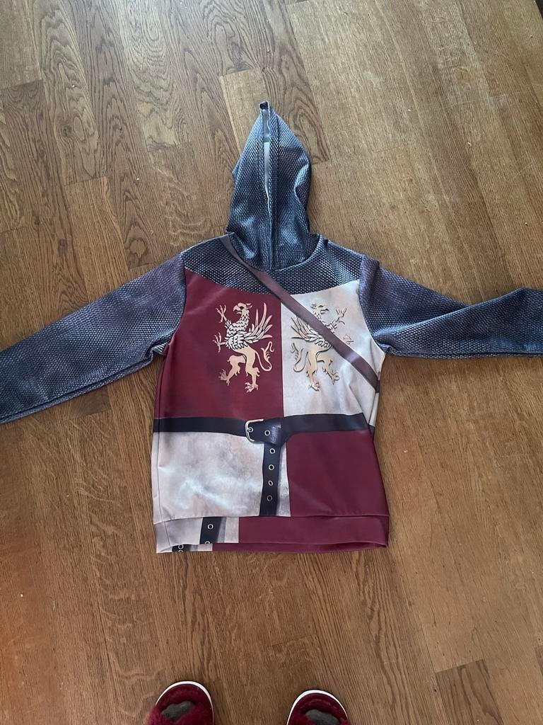 Stoer ridderkostuum voor kinderen size S, Ophalen, Zo goed als nieuw, 158 t/m 164, Jongen