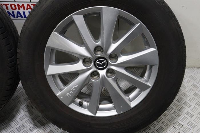 Velgen set + banden van een Mazda CX-5 (CX-5 11-), 12 maanden garantie, Gebruikt, -, -