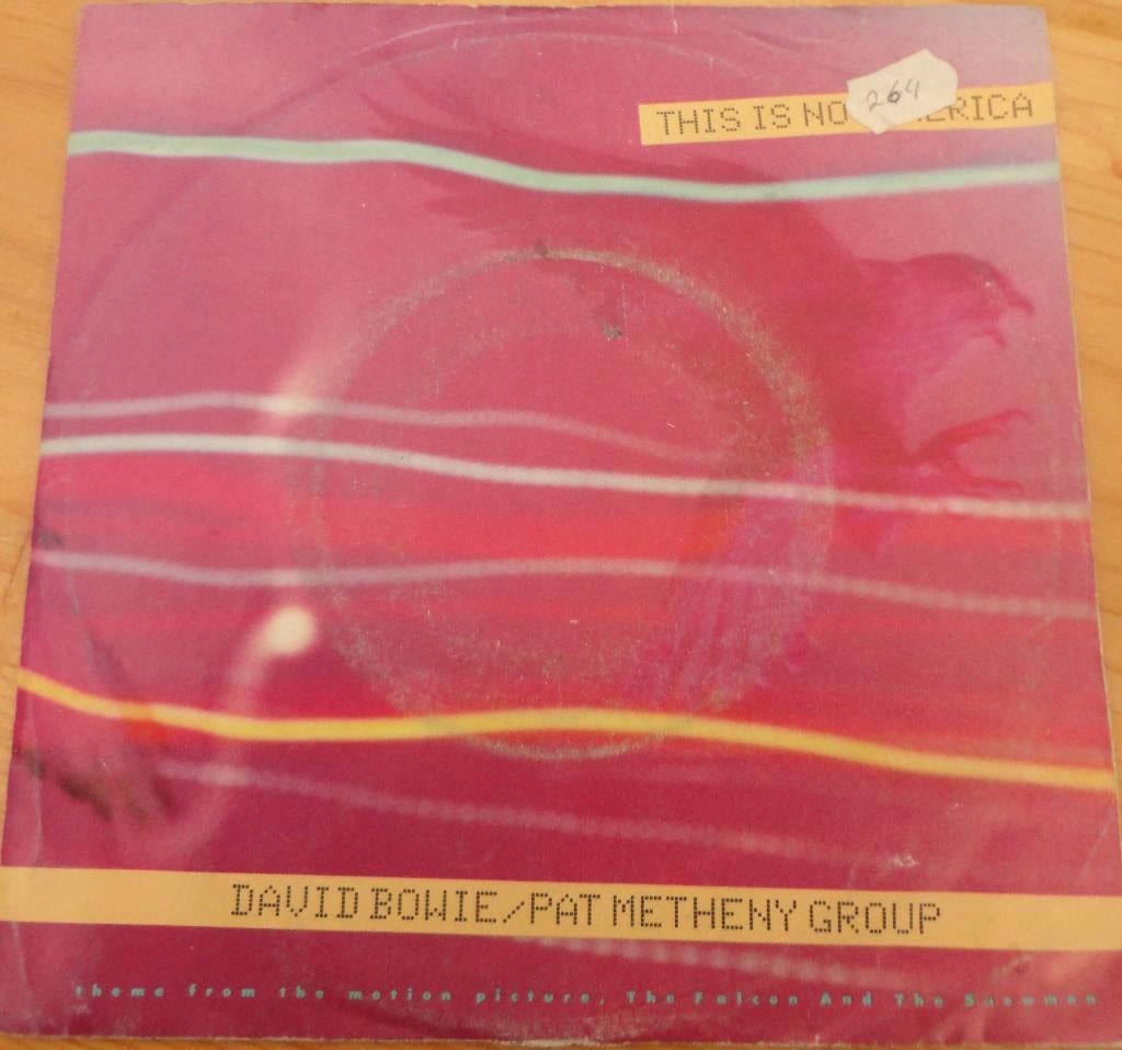 David Bowie & Pat Metheny Group > This is not America, Gebruikt, 7 inch, Single, Ophalen of Verzenden