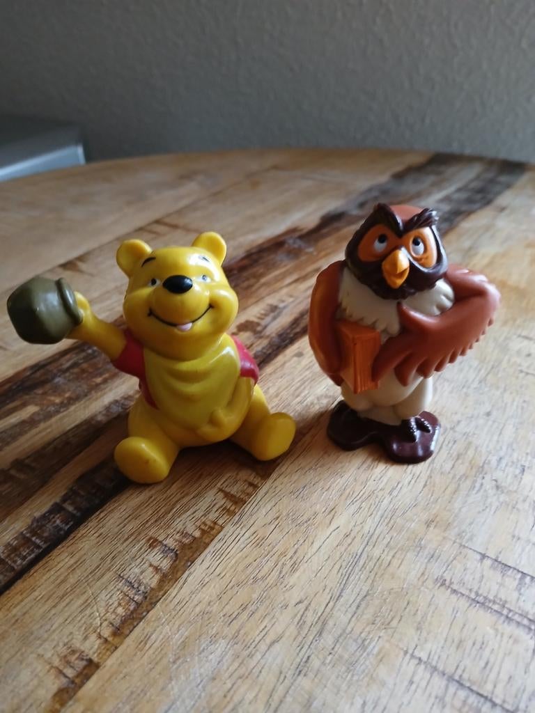 Disney Winnie de Poeh poppetjes 2 stuks., Verzamelen, Disney, Ophalen of Verzenden, Winnie de Poeh of vrienden, Beeldje of Figuurtje