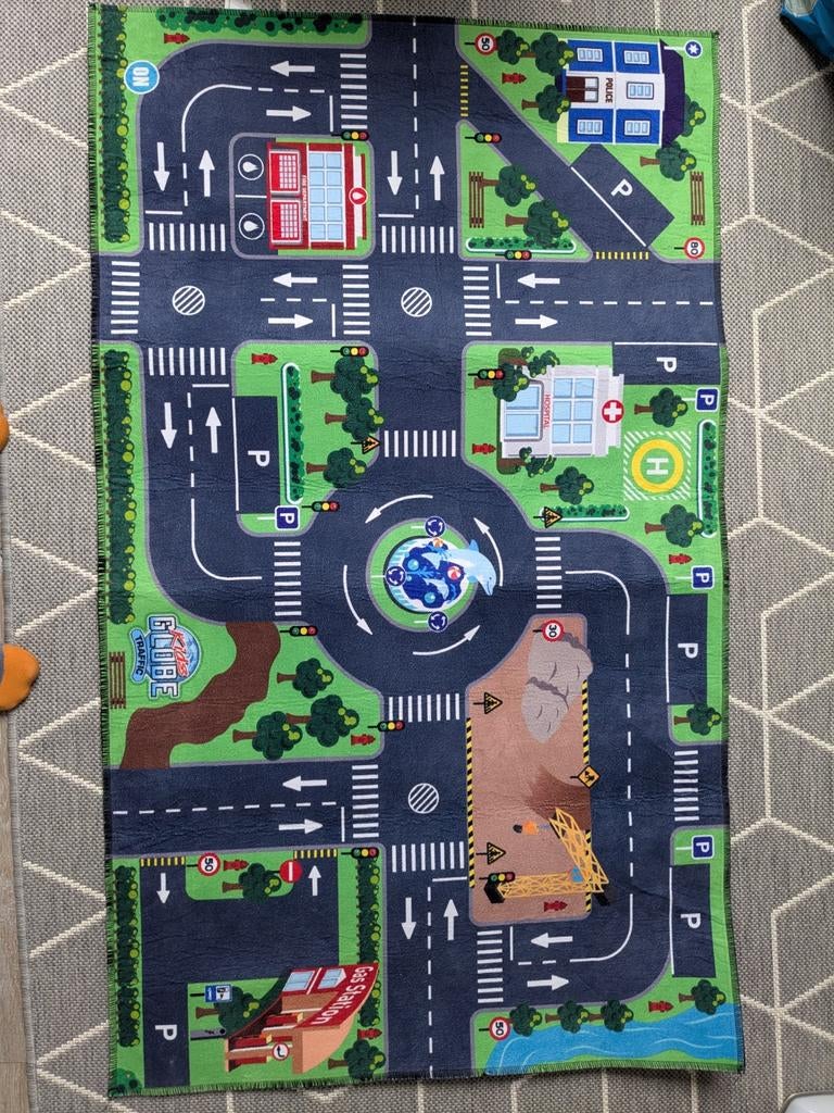 Speelkleed verkeer 120x70 cm, Ophalen, Gebruikt