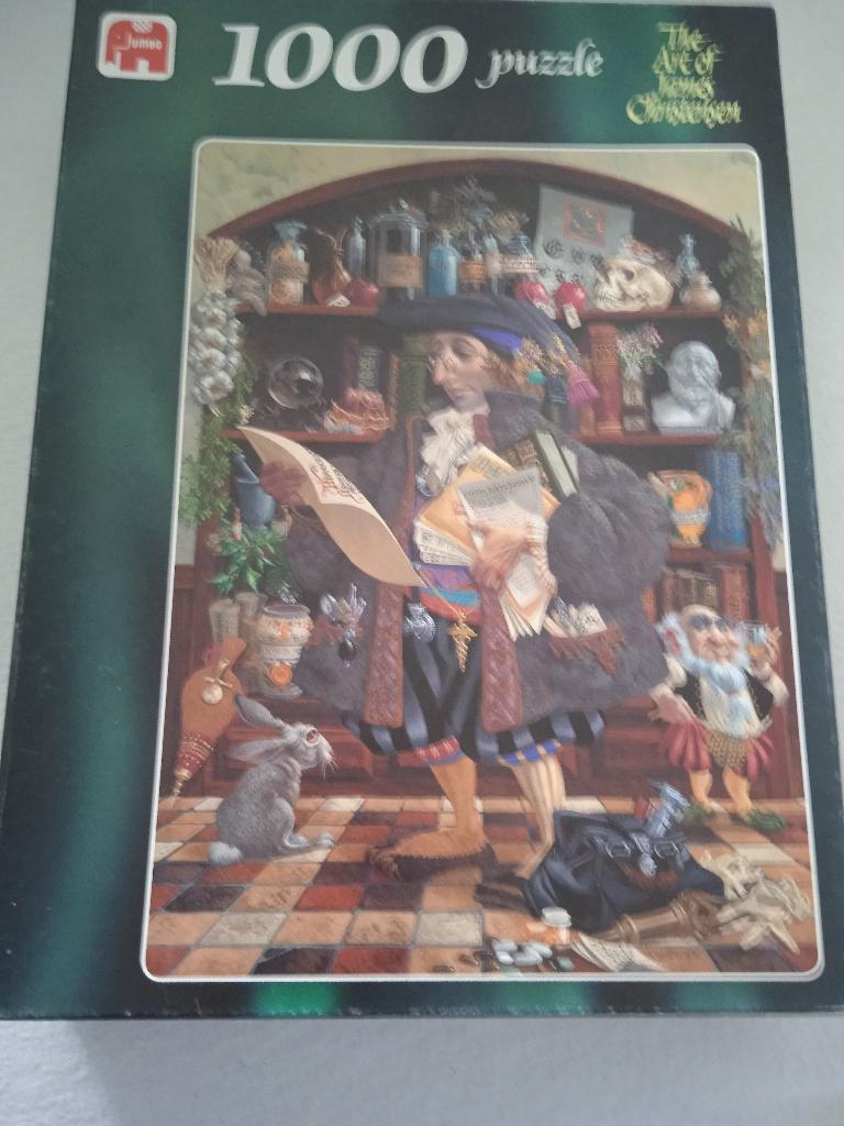 Jumbo legpuzzzel 1.000 stukjes The art of James Christensen, Ophalen of Verzenden, 500 t/m 1500 stukjes, Zo goed als nieuw, Legpuzzel