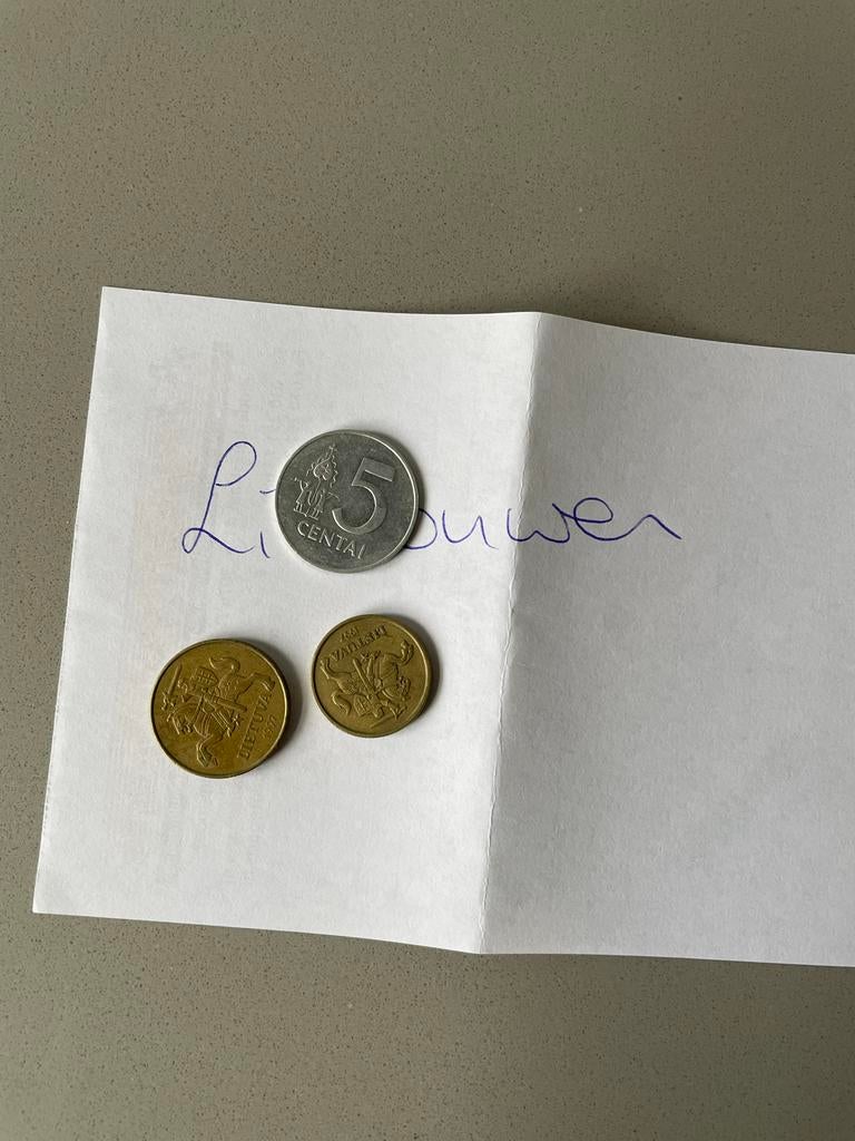 Litouwse munten, Ophalen of Verzenden, Overige landen, Losse munt