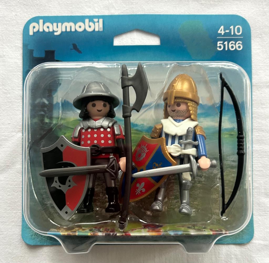 Nieuw in doos Playmobil Leeuwenridder en Valkenridder, 5166, Kinderen en Baby's, Speelgoed | Playmobil, Ophalen of Verzenden, Nieuw
