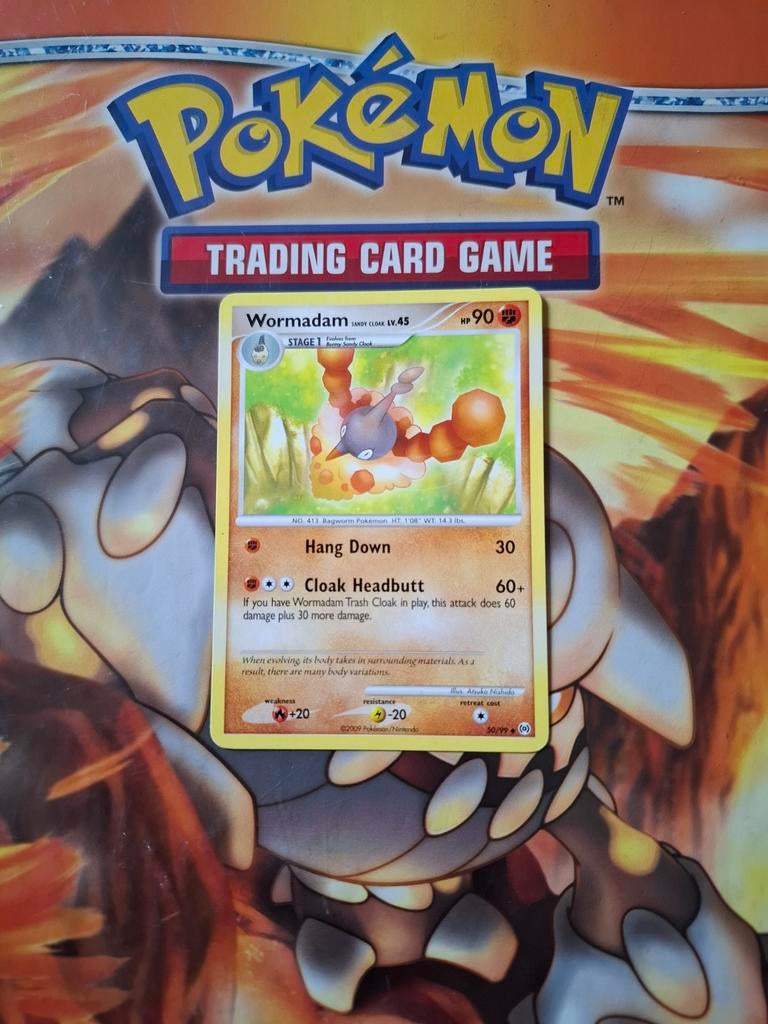 Wormadam 50/99 Platinum Arceus set pokemon kaart, Ophalen of Verzenden, Gebruikt, Losse kaart