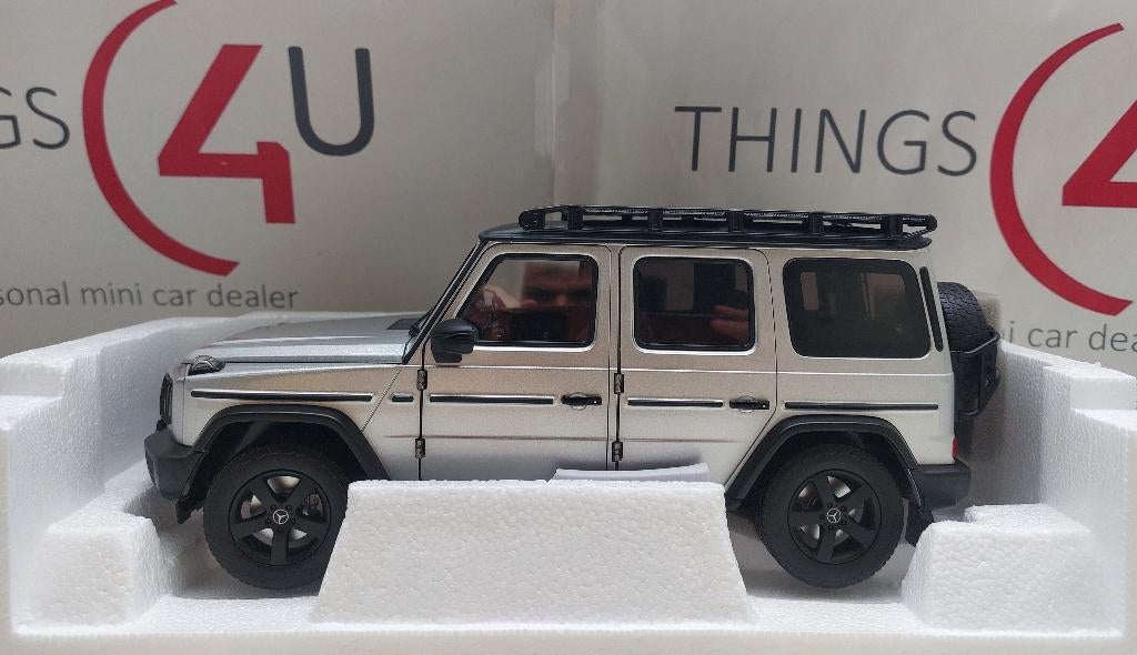 Norev 1:18 Mercedes-Benz G-Klasse 2024 iridium zilver, Ophalen of Verzenden, Nieuw, Auto, Norev