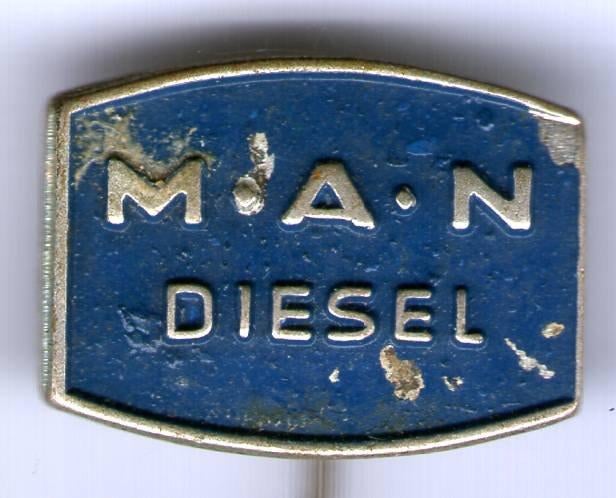 M.A.N. blauw op zilverkl. vrachtwagen speldje( E_025 ), Verzenden, Zo goed als nieuw, Transport, Speldje of Pin