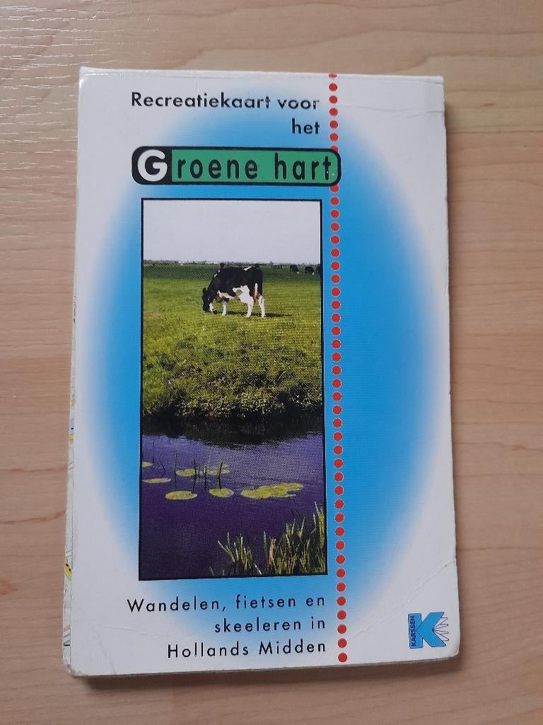 RECREATIEKAART VOOR HET GROENE HART Wandelen fietsen en, Ophalen of Verzenden, Zo goed als nieuw, Overige onderwerpen