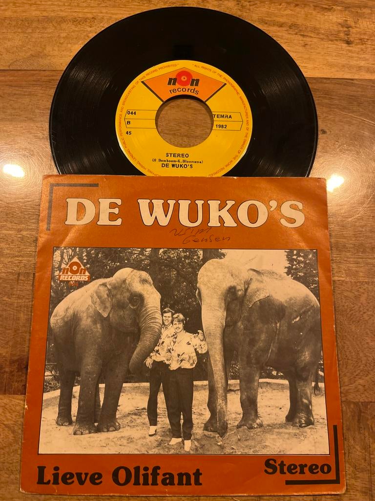 De Wuko's - Lieve Olifant - Non Records Single, Gebruikt, 7 inch, Single, Ophalen of Verzenden