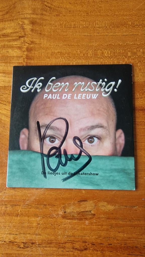 CD Paul de Leeuw - Ik ben rustig! (gesigneerd), Verzamelen, Muziek, Artiesten en Beroemdheden, Ophalen of Verzenden, Zo goed als nieuw