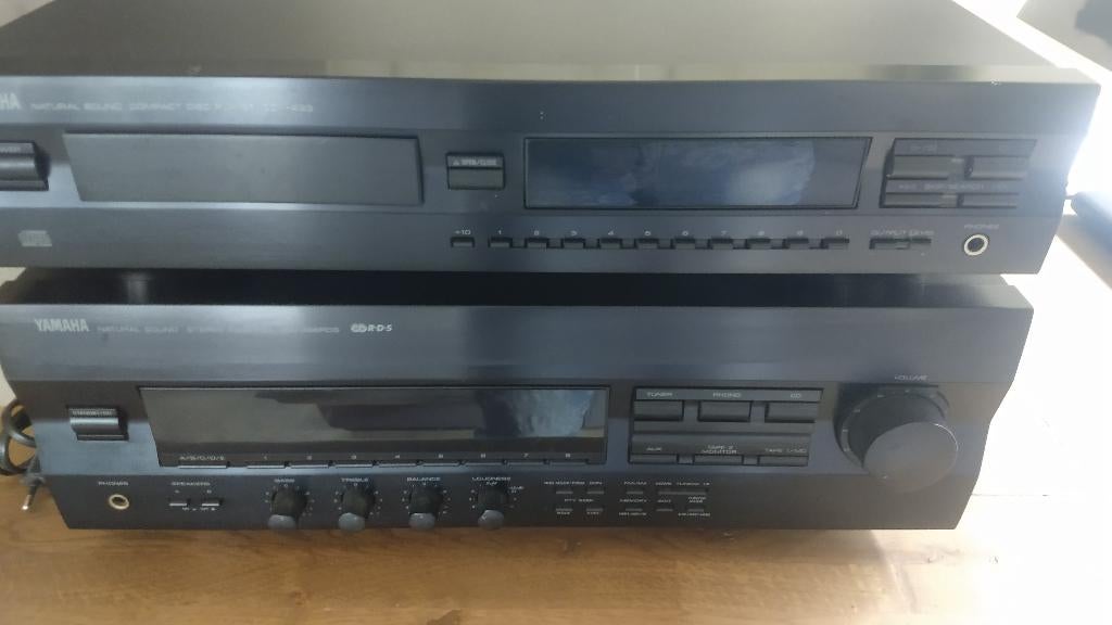 Yamaha audio set met stereo receiver en cd speler, Ophalen, Zo goed als nieuw, Overige merken