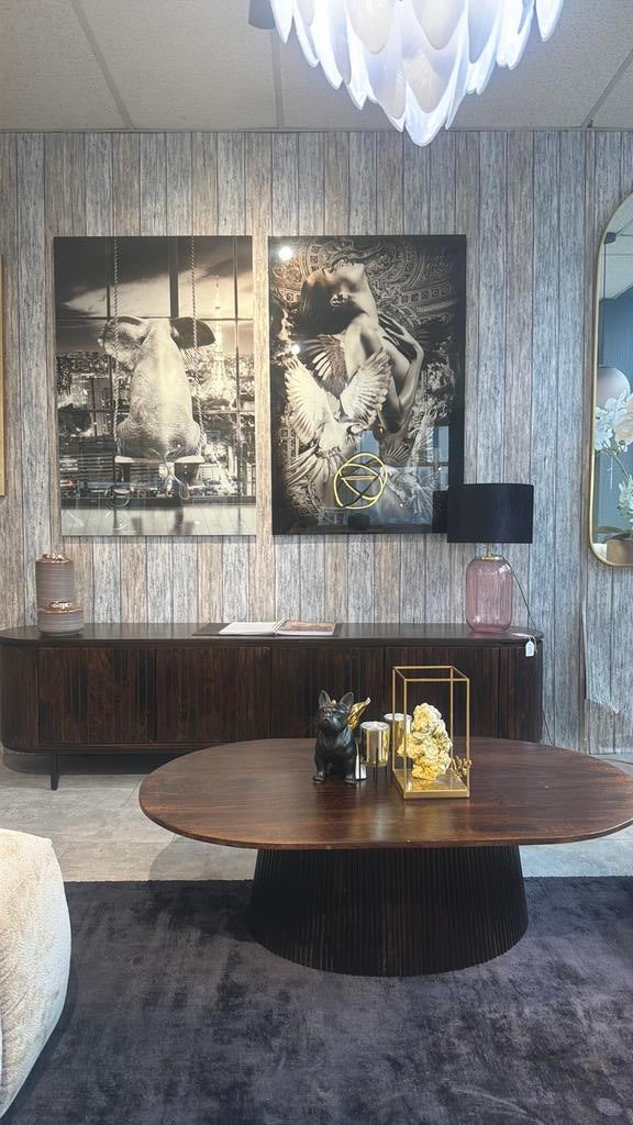 Salontafel & Tvunit mogen nu weg van showroom voor € 799,-, Ophalen, 50 tot 100 cm, Zo goed als nieuw, Minder dan 50 cm