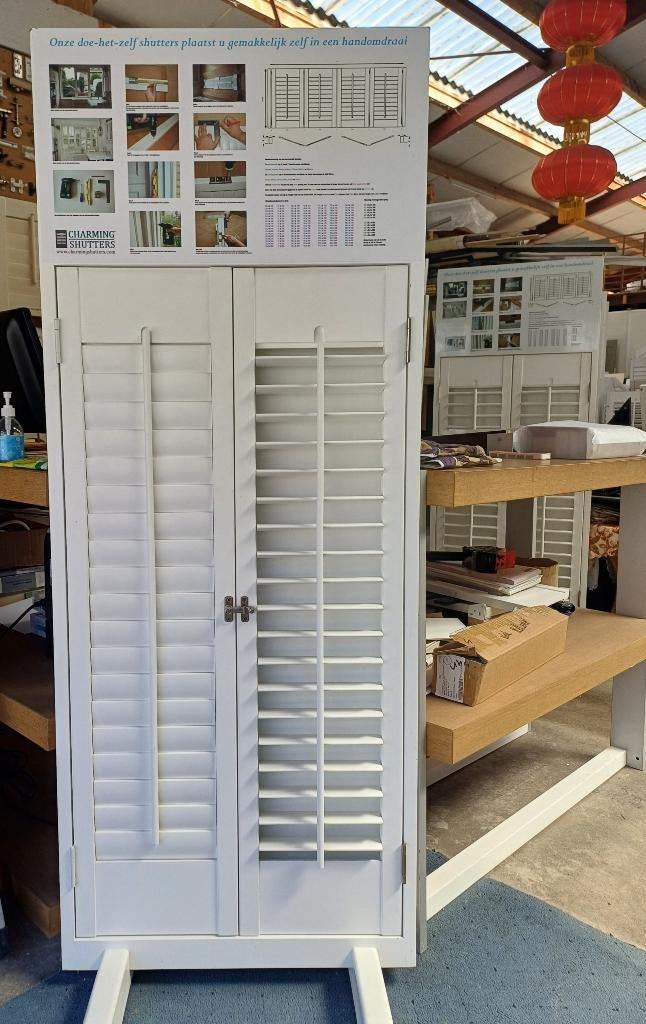 Goedkope nieuwe shutters! Nu 50% korting direct af te halen!, Ophalen, Minder dan 50 cm, Wit, Nieuw