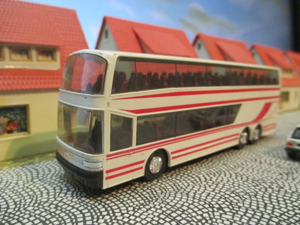 Kässbohrer Setra S 228 DT 1½-dekker touringcar - Herpa, Ophalen of Verzenden, Nieuw, Bus of Vrachtwagen, Herpa