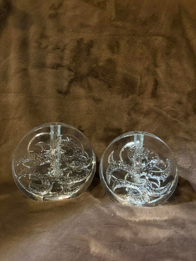 Solifleur blokvaas Ingrid Glashütte GROOT, Glas of Glazen, Ophalen of Verzenden, Overige stijlen, Glas
