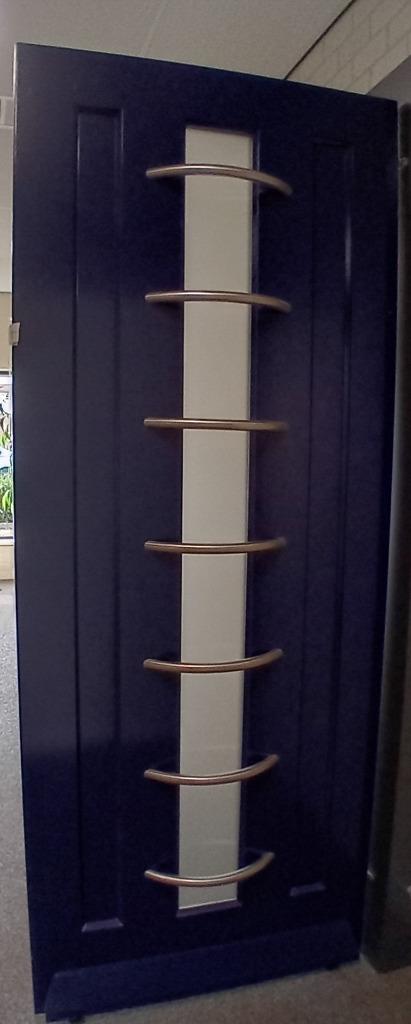 Voordeur Java 5364 Merbau 93x231,5 showroommodel, Ophalen, 80 tot 100 cm, 215 cm of meer, Glas