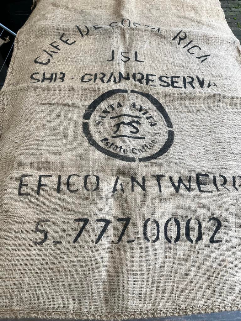 2 Juten Koffiezakken - Max 30 Kg, Ophalen, 100 tot 150 cm, Beige, 50 tot 100 cm
