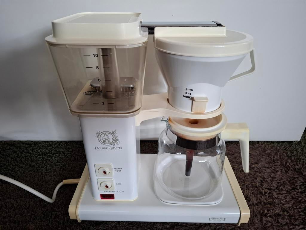 Douwe Egberts Technivorm Moccamaster koffiemachine, Ophalen, Gebruikt, Koffiemachine, Gemalen koffie