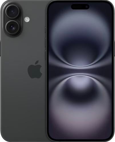 Apple IPhone 16 128GB Zwart Nieuw Geseald & Garantie, 128 GB, Apple, Zwart, Nieuw