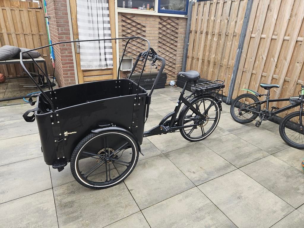 Cargobike Sweden Elektrische Bakfiets, Fietsen en Brommers, Fietsen | Bakfietsen, 4 kinderen of meer, Elektrisch, Zo goed als nieuw