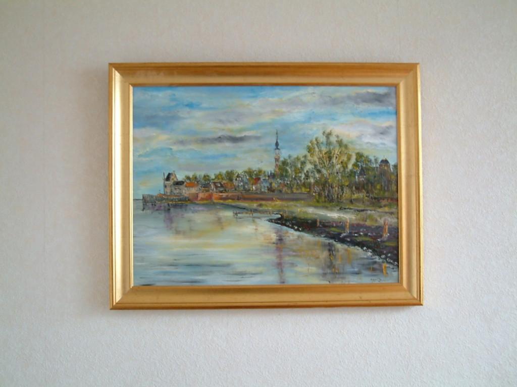 Veere Jac Caljouw  schilderijen Arnemuiden, Antiek en Kunst, Kunst | Schilderijen | Klassiek, Ophalen