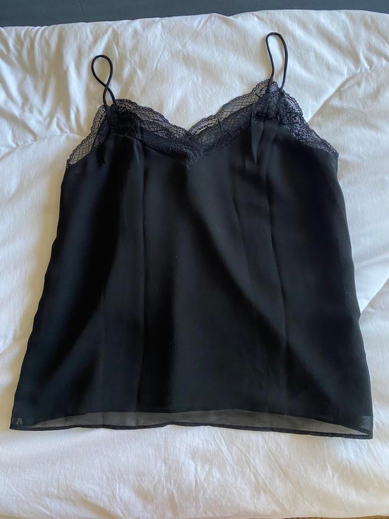 Zara top, Kleding | Dames, Tops, Ophalen of Verzenden, Zo goed als nieuw, Zwart, Zonder mouw