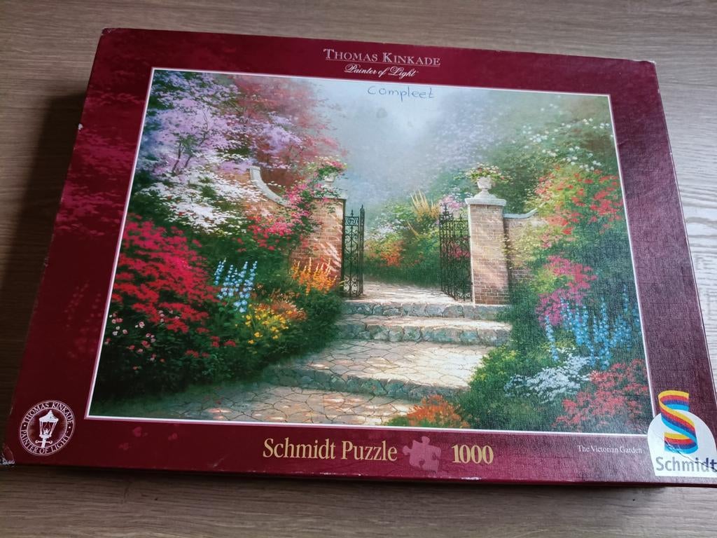 Thomas kinkade puzzel 1000 stukjes, Ophalen of Verzenden, 500 t/m 1500 stukjes, Zo goed als nieuw, Legpuzzel