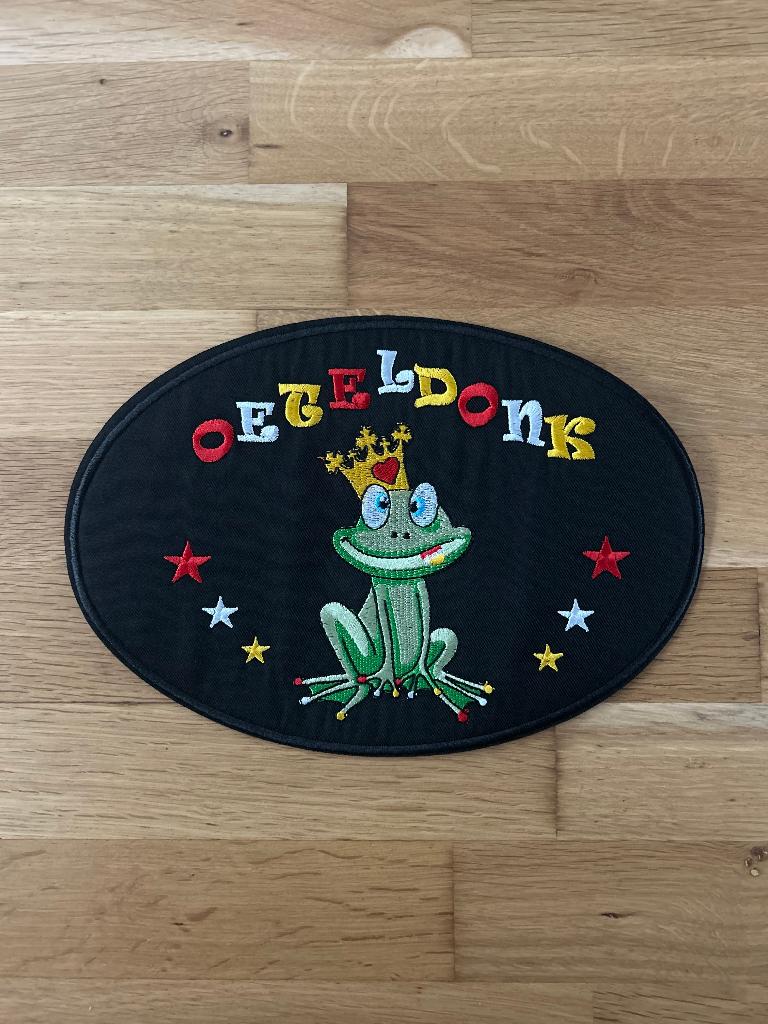 Oeteldonk rug embleem, Ophalen of Verzenden, Nieuw