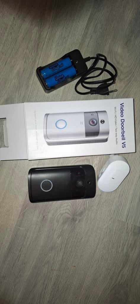 Video Deurbel V5 - Nieuwstaat, Audio, Tv en Foto, Videobewaking, Ophalen of Verzenden, Zo goed als nieuw, Buitencamera
